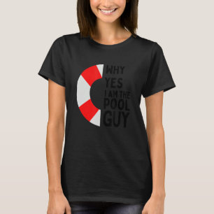 Mens Cabana - Pool Guy at Your Service - Pool Boy T-Shirt