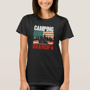Mens Camping Grandpa Camper Caravan Camping 6 T-Shirt