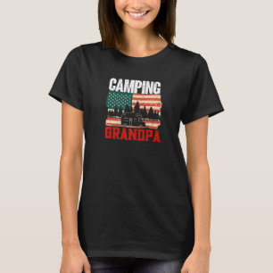Mens Camping Grandpa Camper Caravan Camping 7 T-Shirt