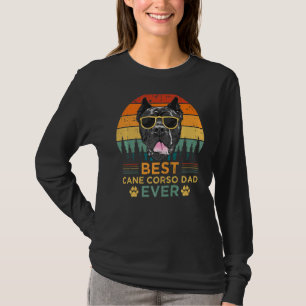 Mens Cane Corso Dog Vintage Best Cane Corso Dad F T-Shirt
