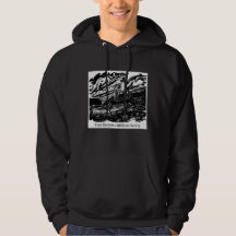 Men's Cape Decision Woodblock Logo Hoodie