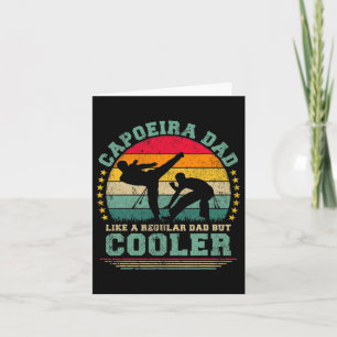 Mens Capoeira Martial Art Lover Vintage Capoeira D Card