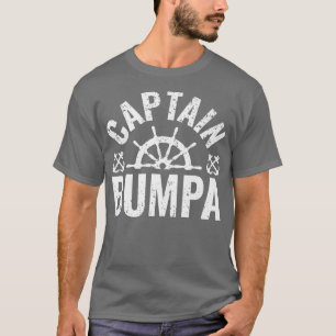 Mens Captain Bumpa Boat Owner Lake Boating Father' T-Shirt
