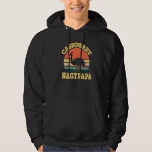 Mens Cassowary Nagypapa Cute Cassowary Party Hunga Hoodie