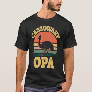 Mens Cassowary Opa Cute Cassowary Party Cassowary  T-Shirt