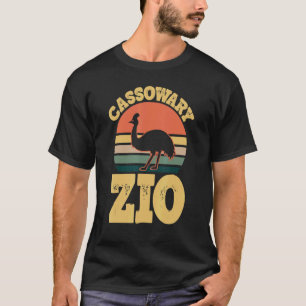 Mens Cassowary Zio Cute Cassowary Party Italian Un T-Shirt