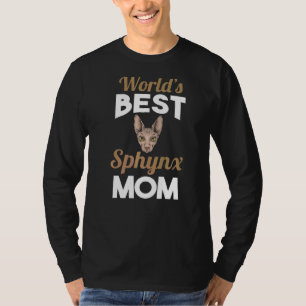 Mens Cat Father Sphynx Dad T-Shirt