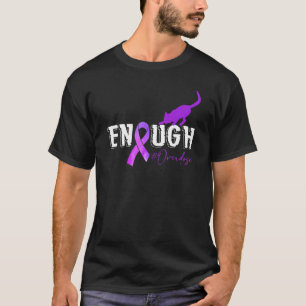 Mens Cat Overdose Awareness enought overdose T-Shirt