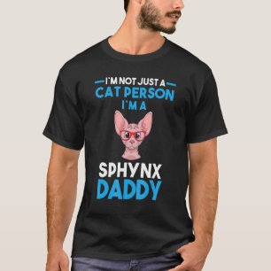 Mens Cat Owner Sphynx Daddy T-Shirt
