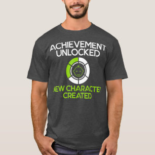 Mens Character Created New Dad Pregnancy Gamer T-Shirt