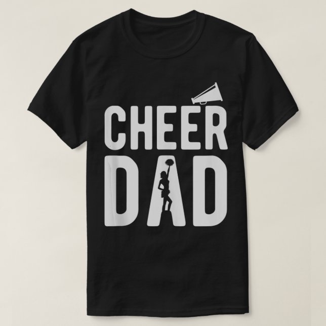Mens Cheerleading Dad Apparel  Cheer Dad  T-Shirt (Design Front)