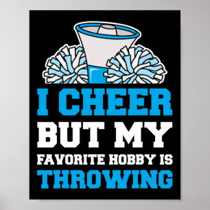 Mens Cheerleading Design For A Cheer Boy Poster