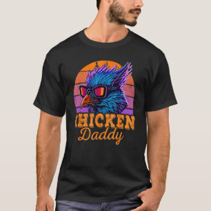 Mens Chicken Daddy, Vintage Farmer Poultry T-Shirt