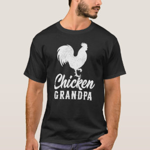 Mens Chicken Farm Farmer Chicken Grandpa Father's T-Shirt