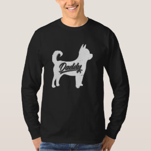 Mens Chihuahua Daddy Dog Owner Papa Fathers Of Chi T-Shirt
