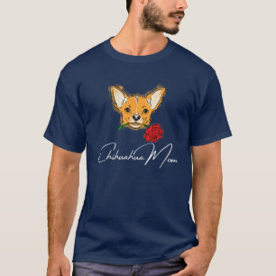 Mens Chihuahua Mom Gift With Cute Puppy Face - Chi T-Shirt