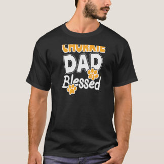 Mens Chorkie Dad Is Blessed Dog Breed Christian On T-Shirt