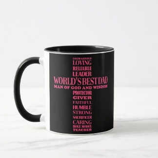 Mens Christian Father Dad Father's Day Men God Mug