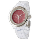 Men's Classy Personalized Monogram Watch