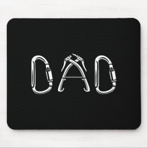 Mens Climbing Dad Outdoor Hiking Mountaineering Mo Mouse Pad