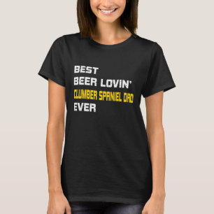 Mens Clumber Spaniel  - Best Beer Loving Clumber S T-Shirt