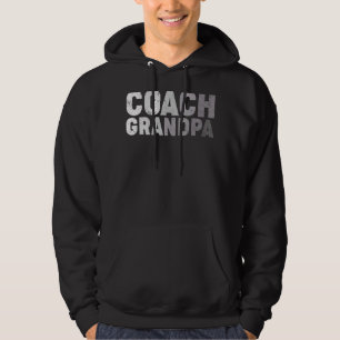 Mens Coach Grandpa Soccer Football Basketball Coac Hoodie