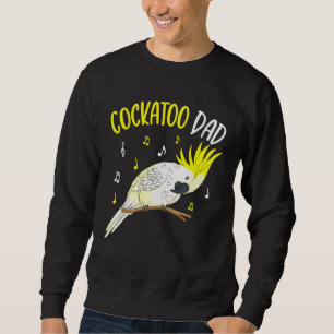 Mens Cockatoo Dad Parrot Bird Men Sweatshirt