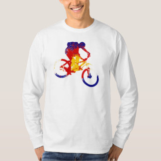 Men's Colorado flag mountain biker T-Shirt