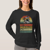 Mens Cool Best English Bulldog Dad Ever Father's