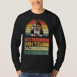 Mens Cool Best Shih Tzu Dad Ever  Father's Day T-Shirt