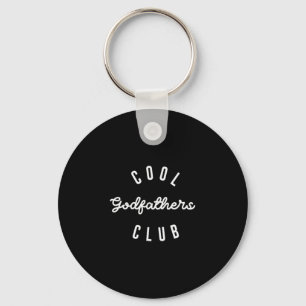 Mens Cool Godfathers Club, Pregnancy Announcement  Keychain