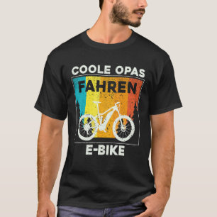 Mens Cool Grandpa Ride Ebike Electric Bike Grandfa T-Shirt