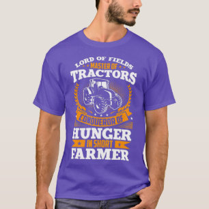 Mens Cool Local Farmer Tractor Driver Farming Of T-Shirt