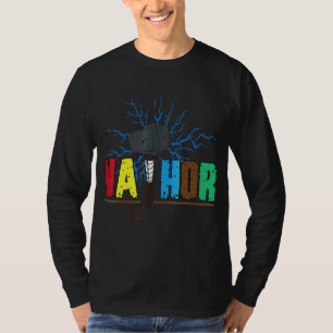 Mens Cool Va Thor Hammer Vathor Viking Dad Father' T-Shirt