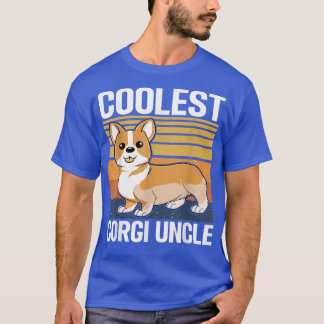 Mens Coolest Corgi Uncle T-Shirt