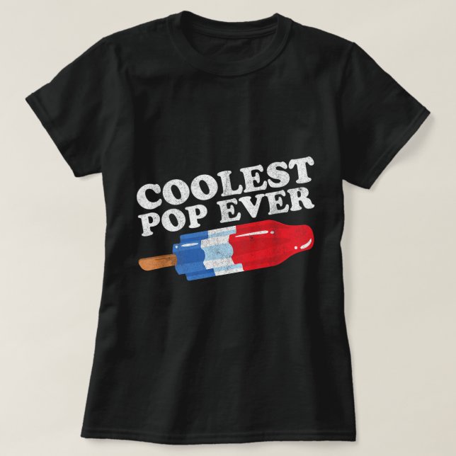 Mens Coolest Pop Ever Popsicle Funny Retro Bomb Fa T-Shirt (Design Front)