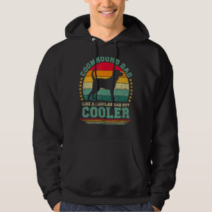 Mens Coonhound Dad Like A Regular Dad But Cooler F Hoodie