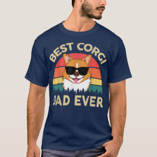 Mens Corgi Best Corgi Dad Ever Funny Corgi Gift f T-Shirt
