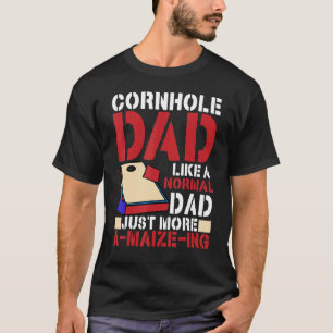 Mens Cornhole Dad Normal Dad Just A maize ing Corn T-Shirt