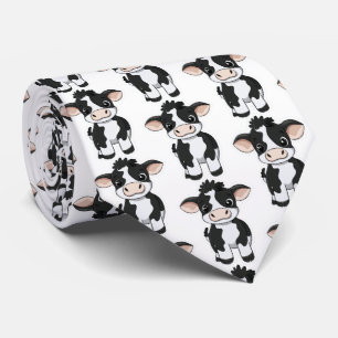 Men's Cow Graphic Farm Tie