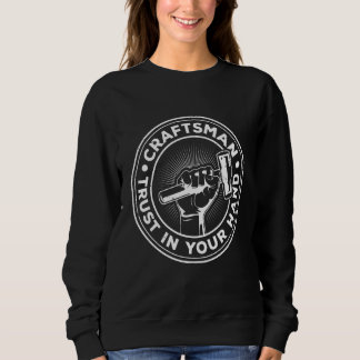 Mens Craftsman Trust In Your Hands Electricians Ha Sweatshirt