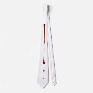 Mens Cravate robe zombie goutte de sang vampire go