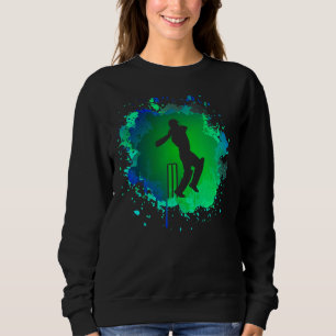 Mens Cricket Batsman Tshirt pour Cricketer Boys Cr