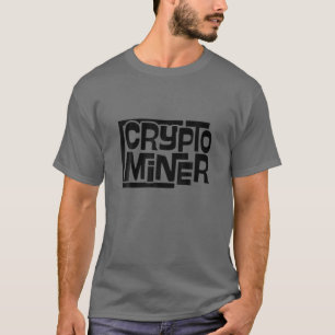 Mens Crypto Miner Online Currency T-Shirt