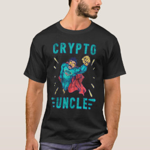 Mens Crypto Uncle Bitcoin Coin Hodl Cryptocurrency T-Shirt
