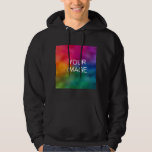 Men's Custom Add Image Logo Template Basic Hoodie<br><div class="desc">Men's Custom Add Image Logo Template Basic Hooded Sweatshirt.</div>