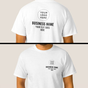Men's Custom Front and Back Print Logo Member T-Shirt