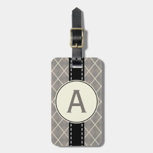 Men's Custom Monogram Luggage Suitcase Tag Gift