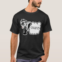 Men's Customizable Skunk Shirt.
