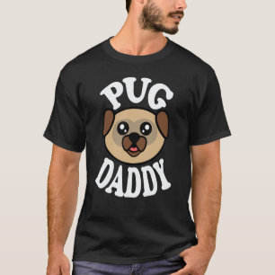 Mens Cute Pug Daddy T-Shirt